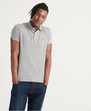 Superdry Organic Cotton Jersey Rövidujjú Férfi Póló Szürke | PGEWZ6327